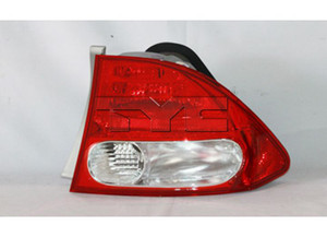 TYC - Capa Rh Taillamp Lens/housing Sedan Honda Civic 20092011 - 11-6165-91-9