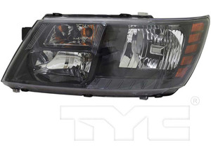 TYC - Capa 1420 Dg Journey Lme Halogen Blk Trim Headlight Assy Lh - 20-9078-90-9