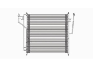 TYC - Air Conditioning Condenser Nissan Titan 20042015; Armada 0515; Infiniti Qx56 0410; Armada 0404 - 3239