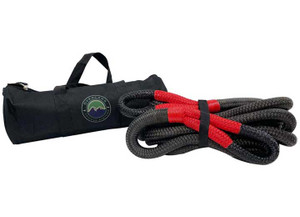 Overland Vehicle Systems - Brute Kinetic Recovery Strap 1in X 30in W/storage Bag Gray/black - 19009916