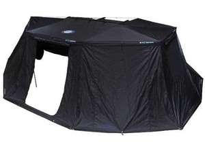 Overland Vehicle Systems - Xd Nomadic 270awning Wall 1 W/blk Out Passenger Side Blk Body Blk Trim W/sto - 19690004