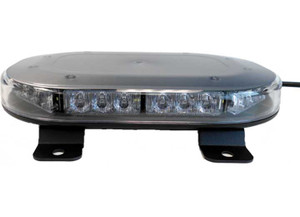 Uni-Bond Lighting - 9.75in Clear Lens Amber Led Warning Light Bar - E-2110AC