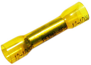 Uni-Bond Lighting - (50/pack) Heat Shrinkable Butt Connectors Yellow 1210 Ga - HB10-50