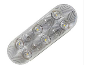 Uni-Bond Lighting - Led Heated Tail Lamps 6diodes Clear - LED2238H-6C