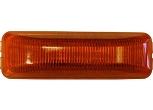 Uni-Bond Lighting - 1inx4in Rectangle Sealed Marker Lamp Amber - SE1040A