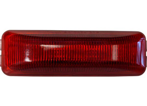 Uni-Bond Lighting - 1inx4in Rectangle Sealed Marker Lamp Red - SE1040R