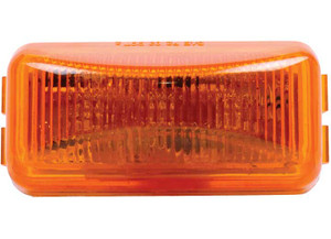 Uni-Bond Lighting - 1inx2in Rectangle Sealed Marker Lamp Amber - SE1225A