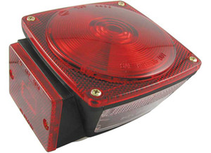 Uni-Bond Lighting - Submersible Sttl Trailer Lamp Red For Vehicle Under 80in Wide - TL5441L