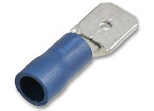 Uni-Bond Lighting - (100/pack) Insulated Slide Connectors Male Blue 1614 Ga - TSM14187-100