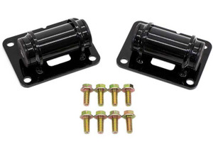 UMI Performance INC - Lsx Poly Engine Mount 3/16in Gloss Black Powder Coat - 2329