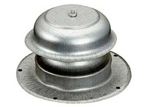Ventline - Plumbing/sewer Cap For 11/2in Galvanized Steel Plumbing Vent Pipe White - V2084-46