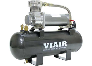 Viair Corporation - 200 Psi 2.0 Gal. Tank Highflow200 Air Source Kit (12v 200 Psi Compressor) - 20008