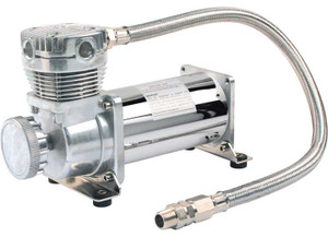 Viair Corporation - 420c Chrome Compressor Kit 3/8in Port (33% Duty Sealed) - 42042