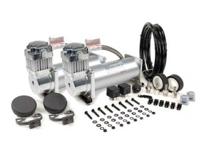 Viair Corporation - Dual Silver 450c Value Pack (450c/2 110/145 P. Switch 40 Amp Relay/2) - 45012