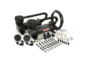 Viair Corporation - Dual Stealth Blk 480c Value Pack (200 Psi 480c/2 165/200 P. Switch 40 Amp Relay/2 Fuse Holder) - 48042