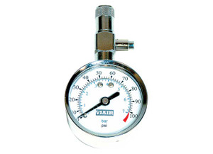 Viair Corporation - 2.0in Tire Gauge (0 To 100 Psi) - 90072