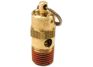 Viair Corporation - 205 Psi Hitemp Rated Safety Valve (1/4in M Npt) - 92205