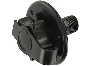 Valterra - Water Inlet 23/4in Plastic Flange Mpt Black Bulk - A01-0168BK