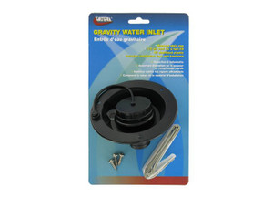 Valterra - Gravity Water Inlet Black Carded - A01-2003BKVP
