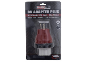 Valterra - 15a  50a Detachable Adapter Plug Carded - A10-1550DAVP