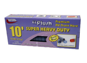 Valterra - Ez Flush Super Hd Drain Hose 10ft Slate Blue Boxed - D04-0043