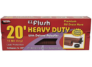Valterra - Ez Flush Heavy Duty Hose 20ft With Adapter Boxed - D04-0044