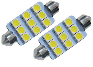 Valterra - 2 Pk Led Festoon 2112/2142 Bright White - DG72627VP