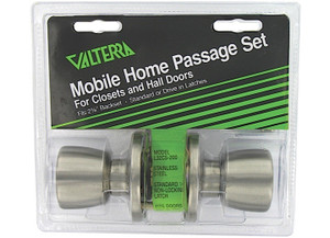 Valterra - Door Lock Interior Passage Knob X Knob Ss Clam Shell - L32CS200