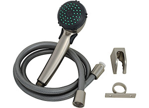 Valterra - Shower Head Kit Trickle Shutoff 60in Vinyl Hose Brushed Nickel - PF276044