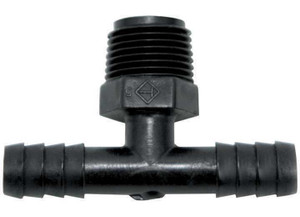 Valterra - Tee Male Adapter 3/8in Mpt X 3/8in Barb X 3/8in Barb - RF833