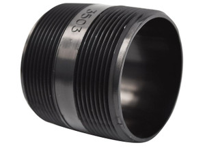 Valterra - Abs Nipple 3in X 3in Threaded On Both Ends - T3503