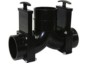 Valterra - Ell Double Rotating Valve 3in Hub X 3in Hub X 3in Hub Outlet - T85