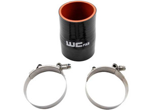Wehrli Custom Fab & Diesel - 2.75 Inx3 In Id Straight Reducer 4.5 In Long Silicone Boot & Clamp Kit - 207-103