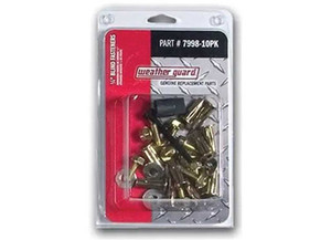 Weather Guard - 1/4 In Blind Fasteners For Rigid Fastening To Sheet Metal Fiberglass & Plastics (10 Pk) - 7998-10PK