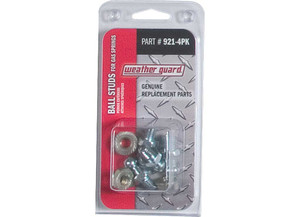 Weather Guard - Ball Studs & Nuts For Gas Springs (4 Pk) - 921-4PK