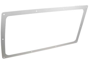 Weather Guard - Universal Full Size Vans Cabmax Composite Bulkhead Window Accessory 27 X 14.26in  White Finish - 96906-3-01