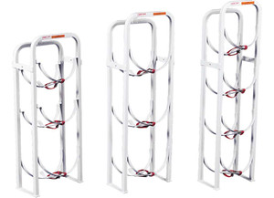 Weather Guard - Refrigerant Tank Rack 3 X 50 Lbs  451/2 X 8 X 151/2in  White Steel Finish - 2908122