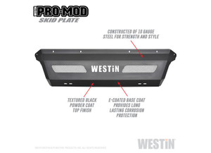 Westin Automotive - 1923 Ranger Outlaw/promod Skid Plate Textured Black - 58-71085