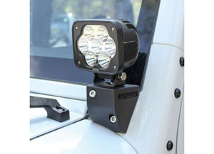 Westin Automotive - 0718 Wrangler Snyper Lower Pillar Mnttextured Black - 62-41045