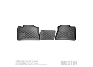 Westin Automotive - 1418 Silverado 1500/2500hd/3500hd Crew Cab Black Profile Floor Liners 2nd Ro - 74-06-11031