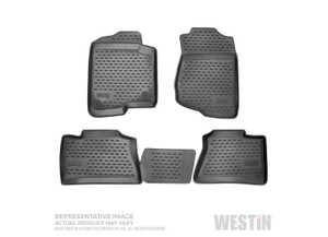 Westin Automotive - 1420 Rogue Black Profile Floor Liners Front & 2nd Row - 74-30-51023