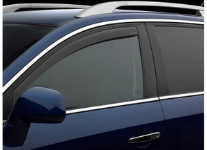 WeatherTech - 22c Frontier King Cab/crew Cab Front Side Window Deflectors Dark - 801055