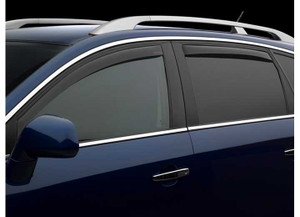 WeatherTech - 22c Frontier Crew Cab Front/rear Side Window Deflectors Dark - 821055