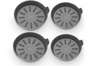 WeatherTech - Black Car Coasters (set Of 4) 2 Small/2 Large - 8A3CCST