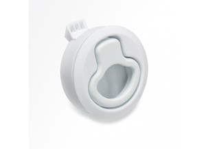 Whitecap - White Nylon Nonlocking Slam Latch (pkgd) - 3227WC