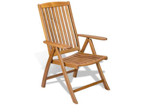 Whitecap - Teak Reclining Arm Chair - 60071