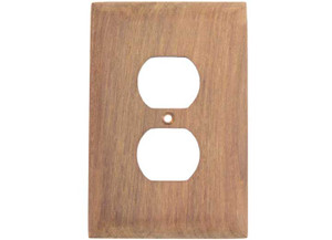 Whitecap - Teak Dual Outlet Cover - 60170