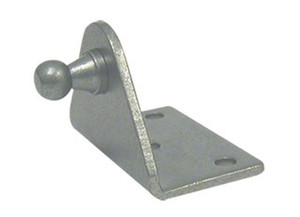 Whitecap - Black Zp Steel Mounting Bracket  2in X 11/4in   (pr) - G-1060BC