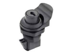 Whitecap - Black Glove Box Latch (locking) Pkgd - S-0232C