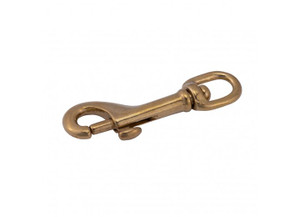 Whitecap - Pkgd Bronze Swivel Eye Piston Snap 23/8in - S-1101C